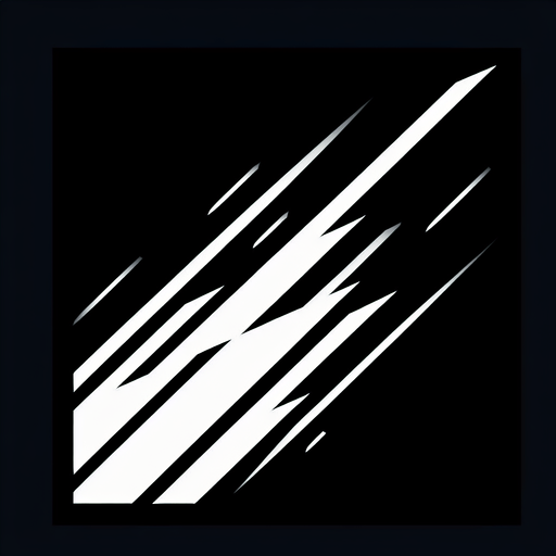 diagonal white line.
Single Game Texture. In-Game asset. 2d. Blank background. High contrast. No shadows.