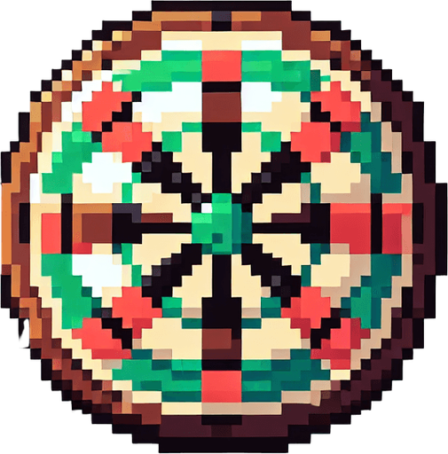 Cartoon flat dart board.
Single Game Texture. In-Game asset. 2d. White background. High contrast. No shadows.