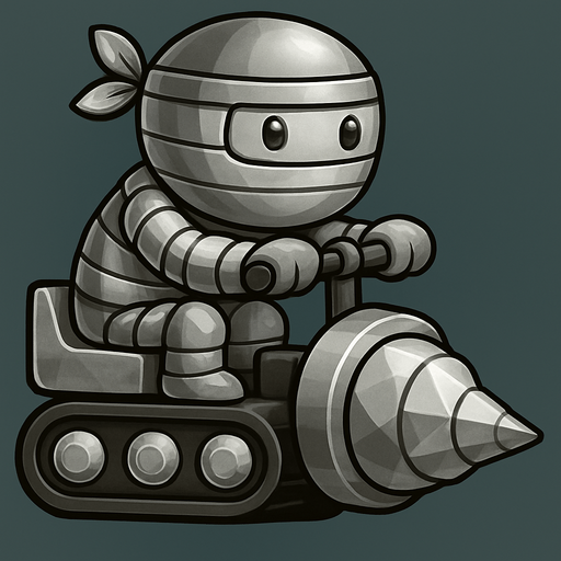 Same ninja character, with silver color