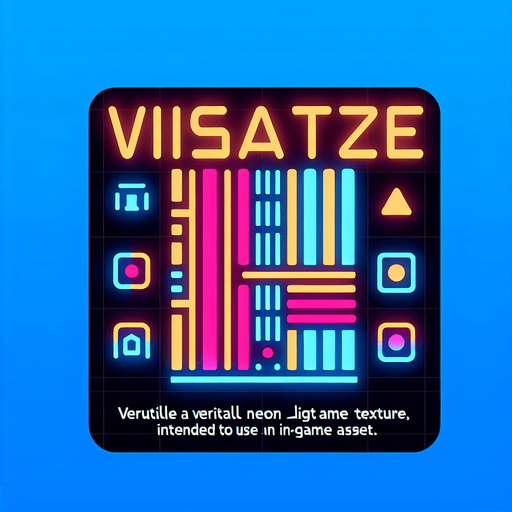 dikey bir neon ışık.
Single Game Texture. In-Game asset. 2d. Blank background. High contrast. No shadows.