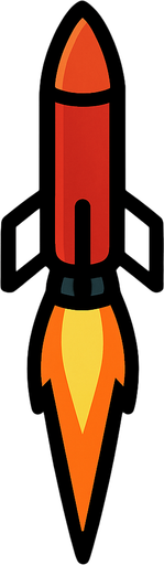 strait flare missile.
In-Game asset.  2d.  High contrast.  No shadows