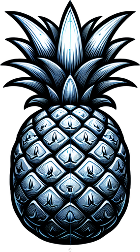 sliced fruit pineapple with two slices 1one left and one right.
Single Game Texture.  In-Game asset.  2d.  Blank background.  High contrast.  No shadows.
Single Game Texture.  In-Game asset.  2d.  Blank background.  High contrast.  No shadows
