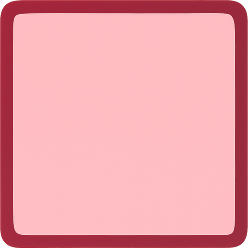 powder pink square.
In-Game asset.  2d.  High contrast.  No shadows