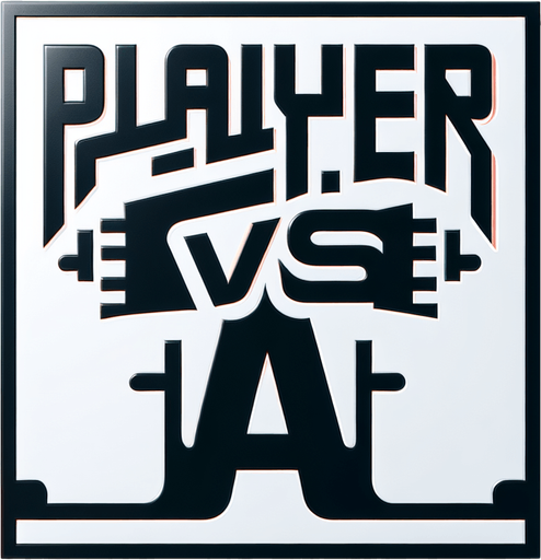 "Player 
    vs 
    Ai" text with white background.