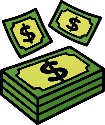 💸💸💸💸 para.
In-Game asset.  2d.  High contrast.  No shadows