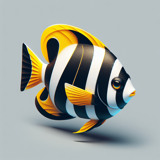 A realistic moorishidol.
Single Game Texture. In-Game asset. 2d. Blank background. High contrast. No shadows.