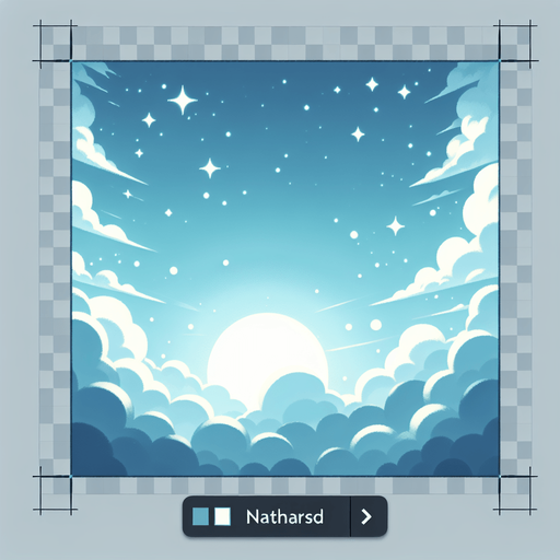 Gök yüzü 2D.
Single Game Texture.  In-Game asset.  2d.  Blank background.  High contrast.  No shadows