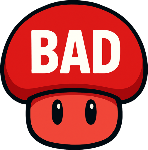 Red Color, delete "GOOD" Write "BAD"