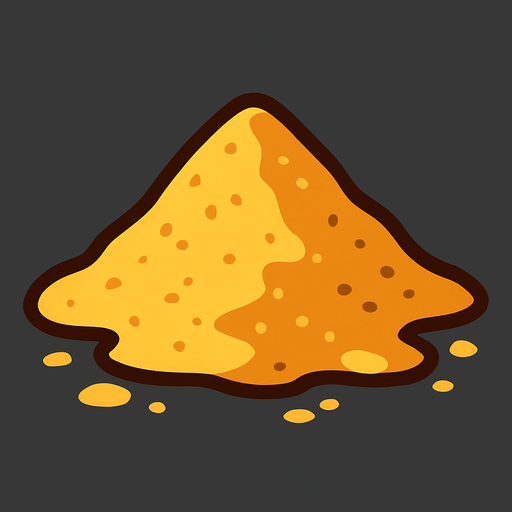 sand.
In-Game asset.  2d.  High contrast.  No shadows