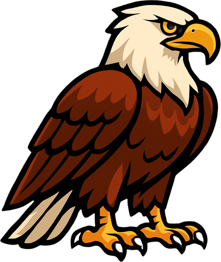 Eagle.
In-Game asset.  2d.  High contrast.  No shadows