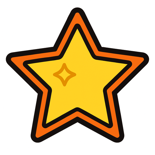 Yıldız.
In-Game asset.  2d.  High contrast.  No shadows