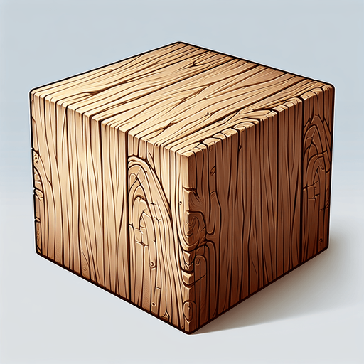 Wood Plank.
Single Game Texture.  In-Game asset.  2d.  Blank background.  High contrast.  No shadows