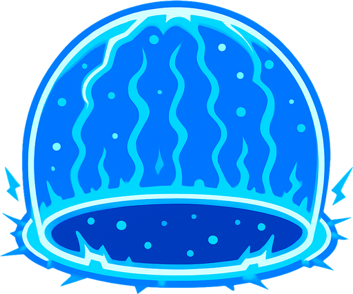 force feild.
In-Game asset.  2d.  High contrast.  No shadows