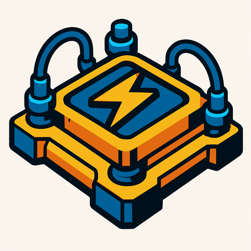 güç platformu.
In-Game asset.  2d.  High contrast.  No shadows