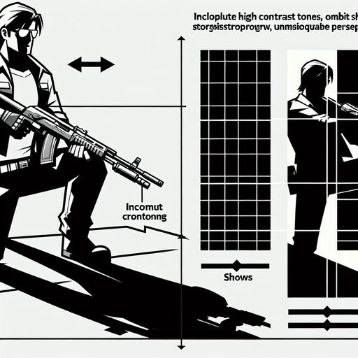 character with a gun looking from above.
Single Game Texture. In-Game asset. 2d. Blank background. High contrast. No shadows.