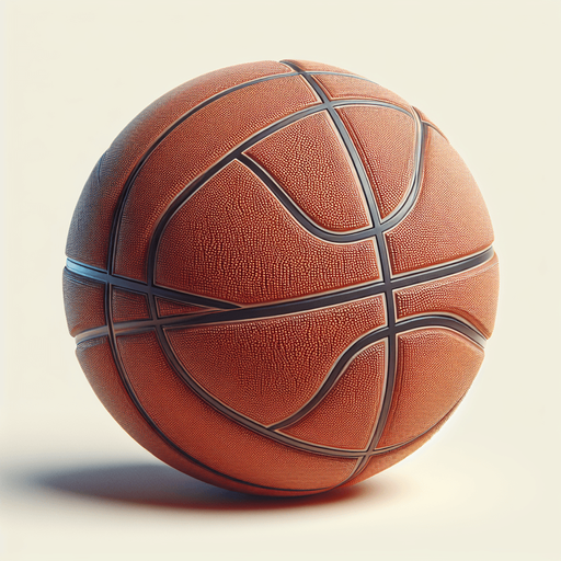 basketball.
Single Game Texture. In-Game asset. 2d. Blank background. High contrast. No shadows.