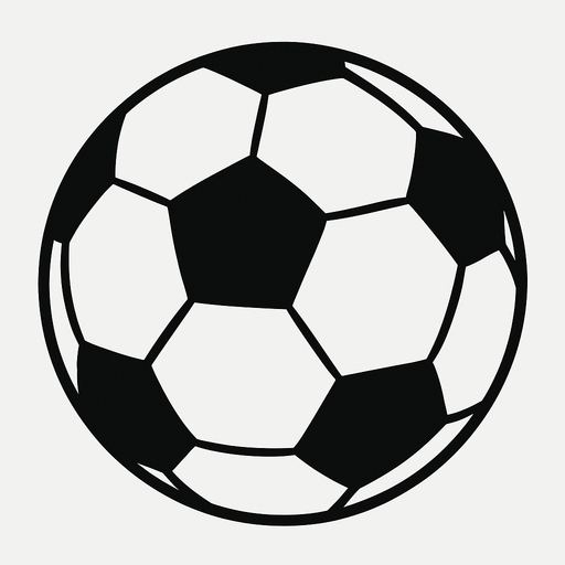 draw a soccer ball use a light gray and black.
2d.  High contrast.  No shadows