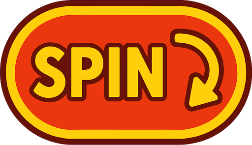 spin button.
In-Game asset.  2d.  High contrast.  No shadows