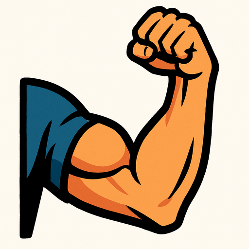 Le bras d'un mec.
In-Game asset.  2d.  High contrast.  No shadows