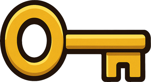 Anahtar.
In-Game asset.  2d.  High contrast.  No shadows