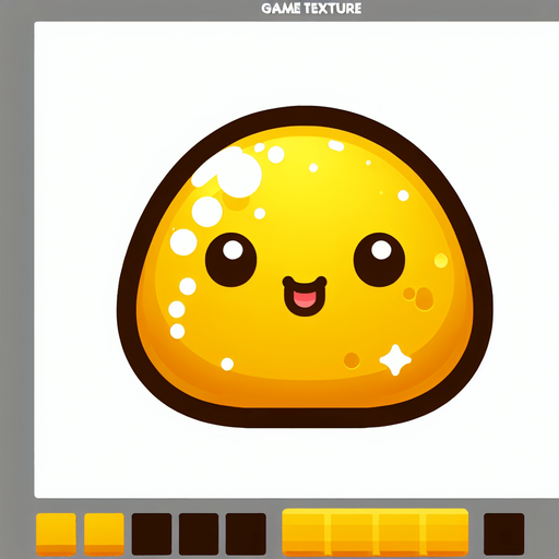Un slime RPG amarillo y divino con estilo suave y simple.
Single Game Texture.  In-Game asset.  2d.  Blank background.  High contrast.  No shadows