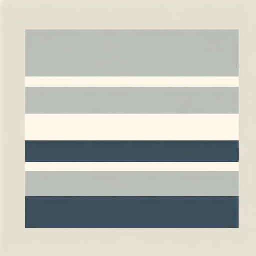 2 simple large plain horizontal gray stripes..