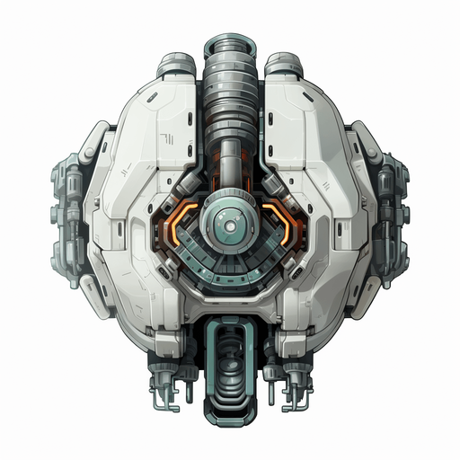 Alien organic tank, seen from above, no perspective.
Single Game Texture. In-Game asset. 2d. Pixelart. White background. Blank background. Low detail. High contrast.