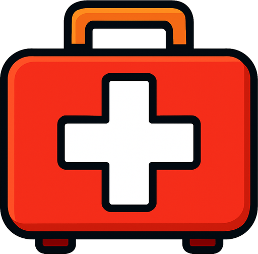 medkit.
In-Game asset.  2d.  High contrast.  No shadows