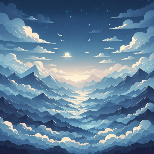 Gök yüzü 2D.
Single Game Texture.  In-Game asset.  2d.  Blank background.  High contrast.  No shadows