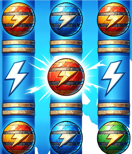 powerbar.
Single Game Texture. In-Game asset. 2d. Blank background. High contrast. No shadows. HD Color