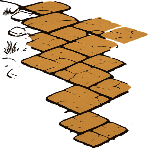 eskiç çag zemin.
In-Game asset.  2d.  High contrast.  No shadows