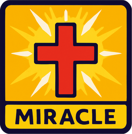 random miracle token.
In-Game asset.  2d.  High contrast.  No shadows
