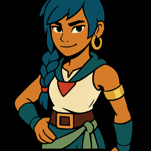 Kaya.
In-Game asset.  2d.  High contrast.  No shadows