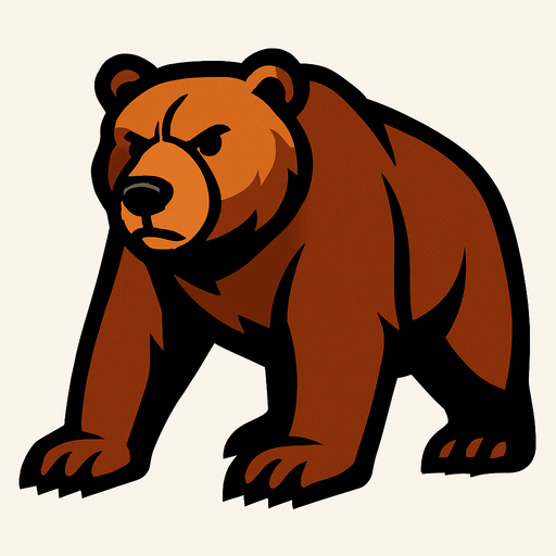 ayı.
In-Game asset.  2d.  High contrast.  No shadows