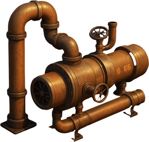outgoing gas infrastructure system.
In-Game asset