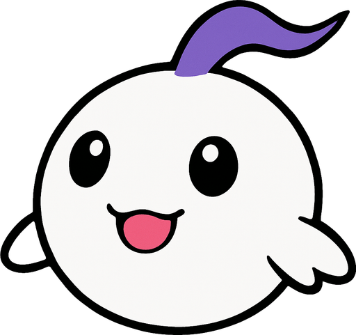 Poyomon.
In-Game asset.  2d.  High contrast.  No shadows