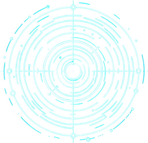 Neon blue Lasers beam circles.
Single Game Texture. In-Game asset. 2d. Blank background. High contrast. No shadows.