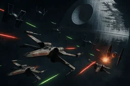 X-Wing battle