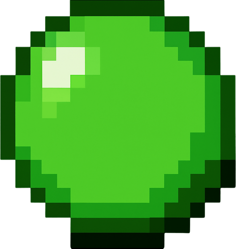 Cámbiale el color a verde, pixelart