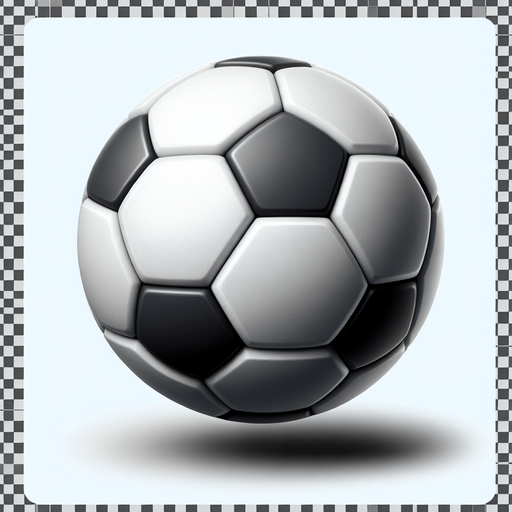 МЯЧ ФУТБОЛЬНЫЙ.
Single Game Texture. In-Game asset. 2d. Blank background. High contrast. No shadows.