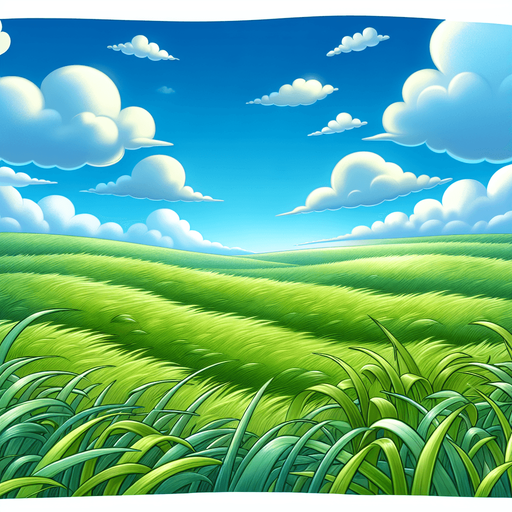 grassy fıeld cartoon versıon
.