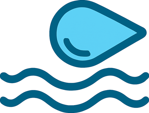 waterdrop sideways