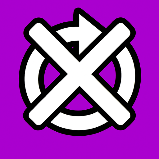 Agrégale una X superpuesta en el símbolo de reiniciar