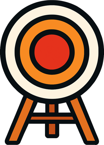 target board.
In-Game asset.  2d.  High contrast.  No shadows