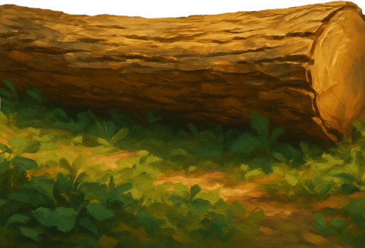 tree trunk horizontal