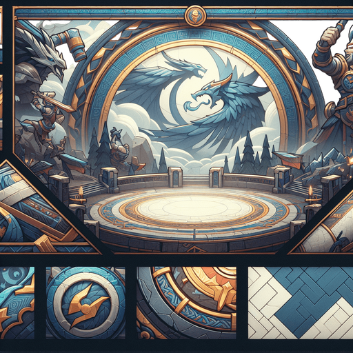 arena mg.
Single Game Texture.  In-Game asset.  2d.  Blank background.  High contrast.  No shadows