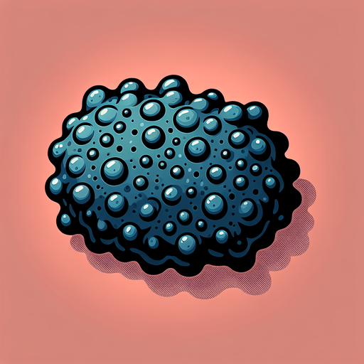 amoeba 
Single Game Texture. In-Game asset. 2d. Blank background. High contrast. No shadows.
