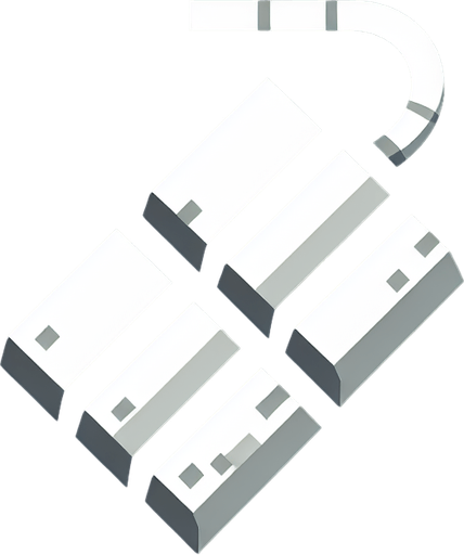 a simple fuse inspired from a resident evil puzzle graphics
Single Game Texture. In-Game asset. 2d. Blank background. High contrast. No shadows.