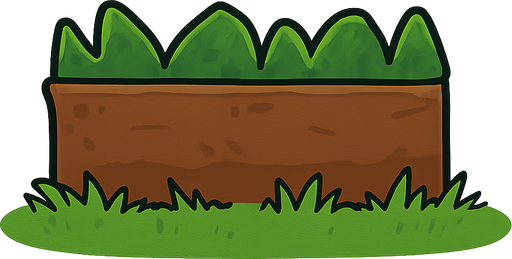 çimenli zemin. No background. Transparent background. Blank background. No shadows. 2d. In-Game asset. flat