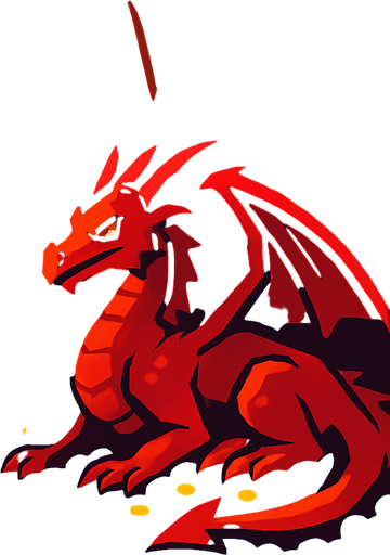 Fond d'écran tanière de dragons.
In-Game asset.  2d.  High contrast.  No shadows